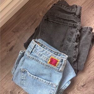 Empyre Black and Blue Men's Jeans Overalls